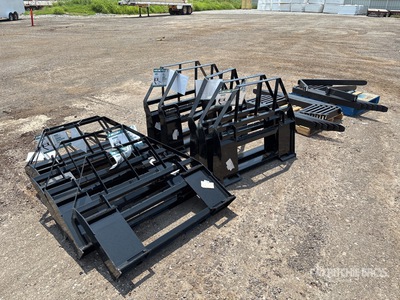 Quantity of (10) 2026 Mower King SA 48 in Skid Steer Forks (Unused)
