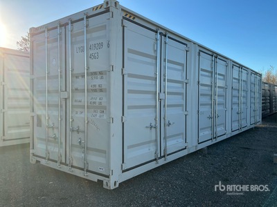 2026 40 ft High Cube Multi-Door Storage Container