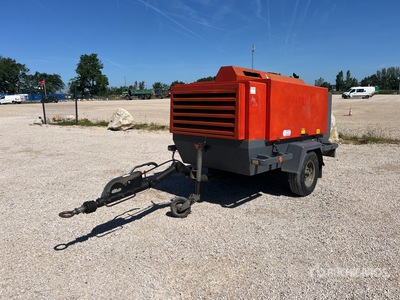 2014 Atlas Copco XAHS186DD Mobile Compresseur A Air 1 Essieu S/A Air Compressor