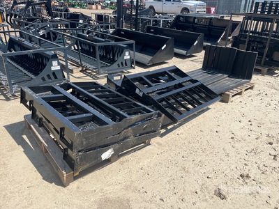 Quantity of (6) 2026 Mower King SA 48 in Skid Steer Forks (Unused)