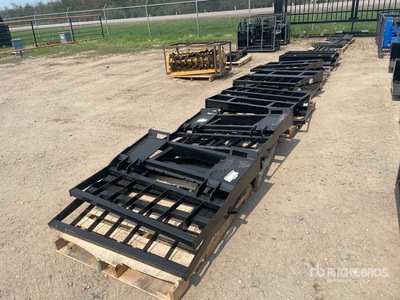 Quantity of (12) 2026 Mower King SA 48 in Skid Steer Forks (Unused)