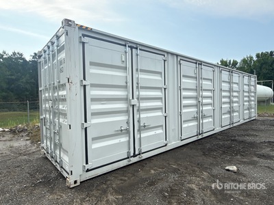 2025 40 ft High Cube Multi-Door Storage Container