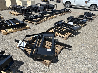 Quantity of (10) 2026 Mower King SA Skid Steer Forks (Unused)
