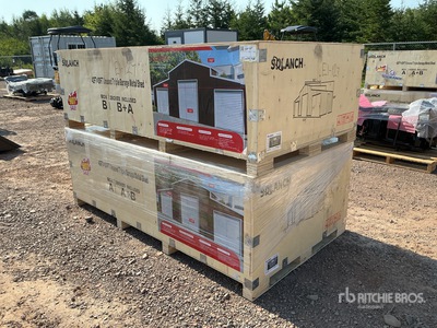 2026 SDL4230TGMS 42 ft x 30 ft Triple Garage Metal Shed (Unused)