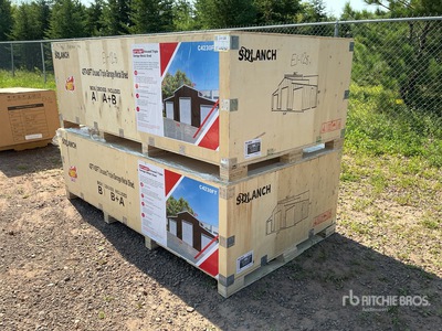 2026 SDL4230TGMS 42 ft x 30 ft Triple Garage Metal Shed (Unused)