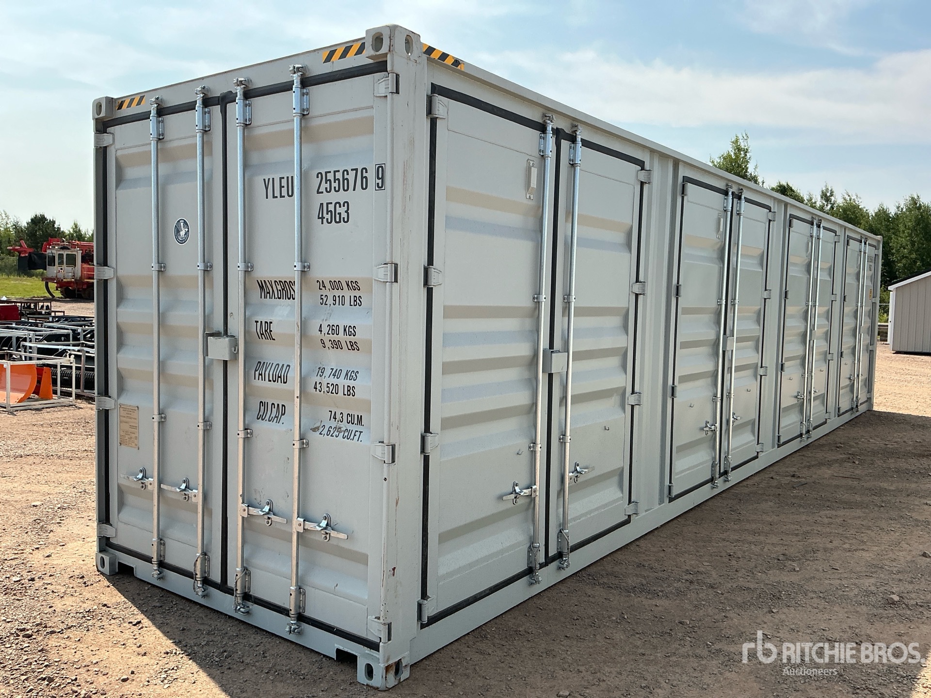 2026 40 ft High Cube Multi-Door Storage Container