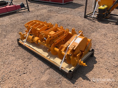 Quantity of (8) 2026 GIYI GYA-8 Mini Excavator Attachments - Fits Cat 301 (Unused)