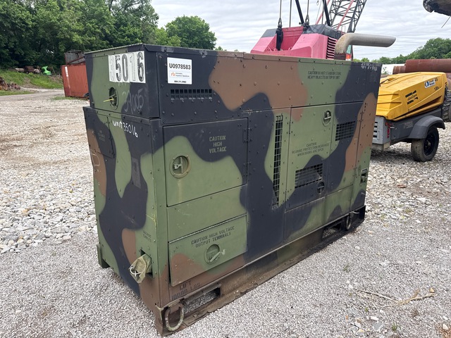 2011 L3 MEP-806B 60 kW Skid-Mounted Generator Set