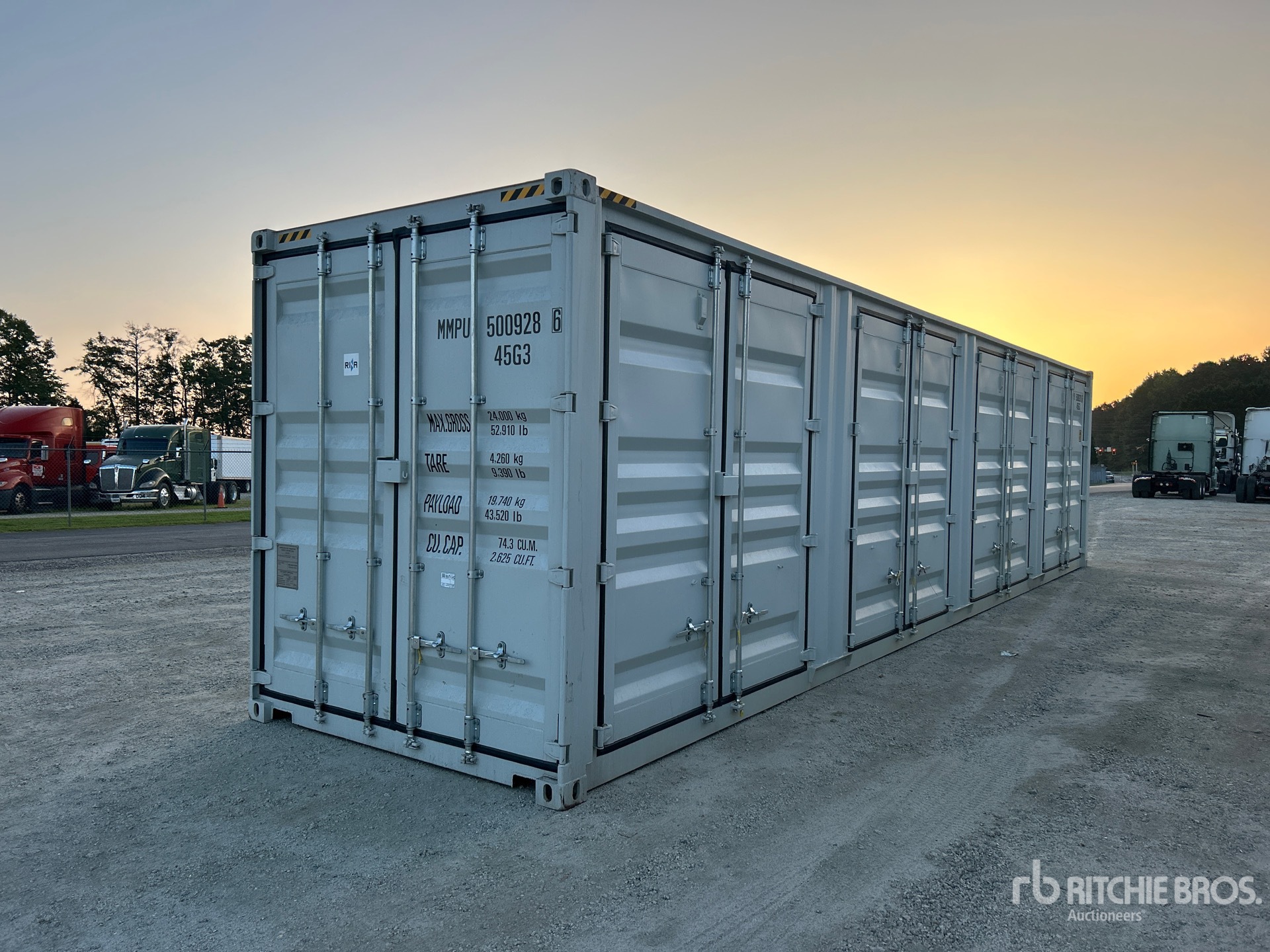 2026 40 ft High Cube Multi-Door Storage Container