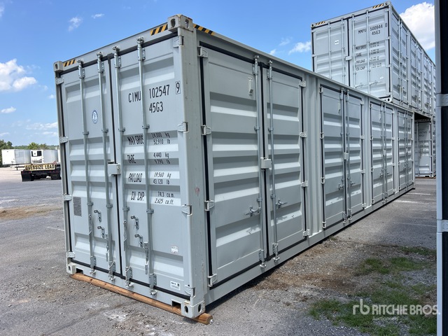 2026 40 ft High Cube Multi-Door Storage Container