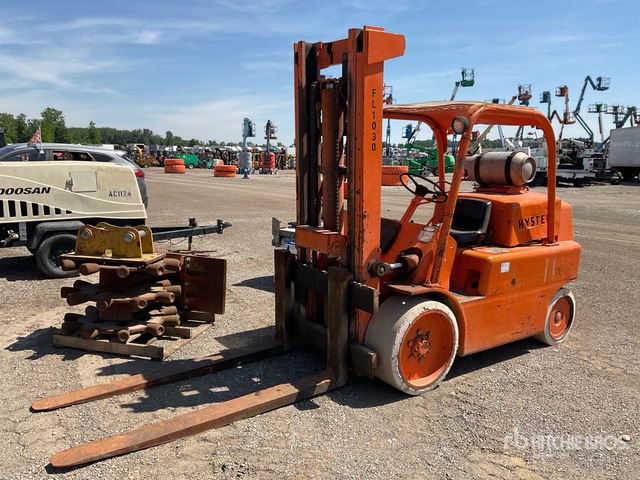1976 Hyster S150A 15000 lb Cushion Tire Forklift