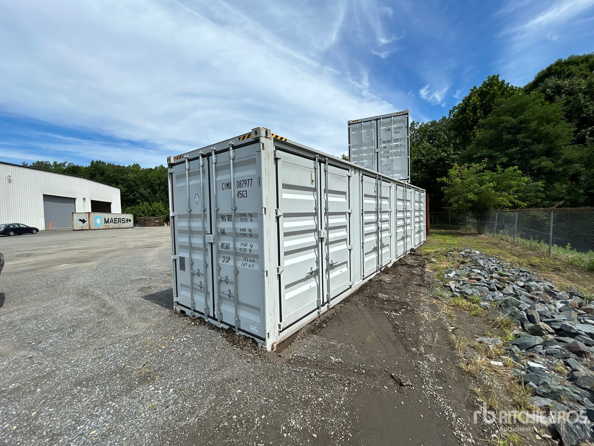 2026 40 ft High Cube Multi-Door Storage Container