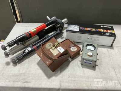 (2) Wattmeters, (2) Camera Tripods & Assorted Items