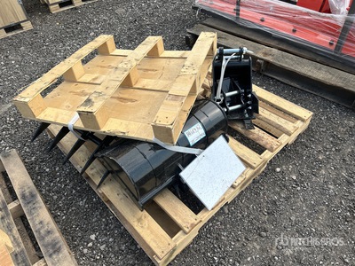 Quantity of (5) 2026 AGT 12EX-SET5 Mini Excavator Attachments エクスカベーター用アタッチメント - その他 (Unused)