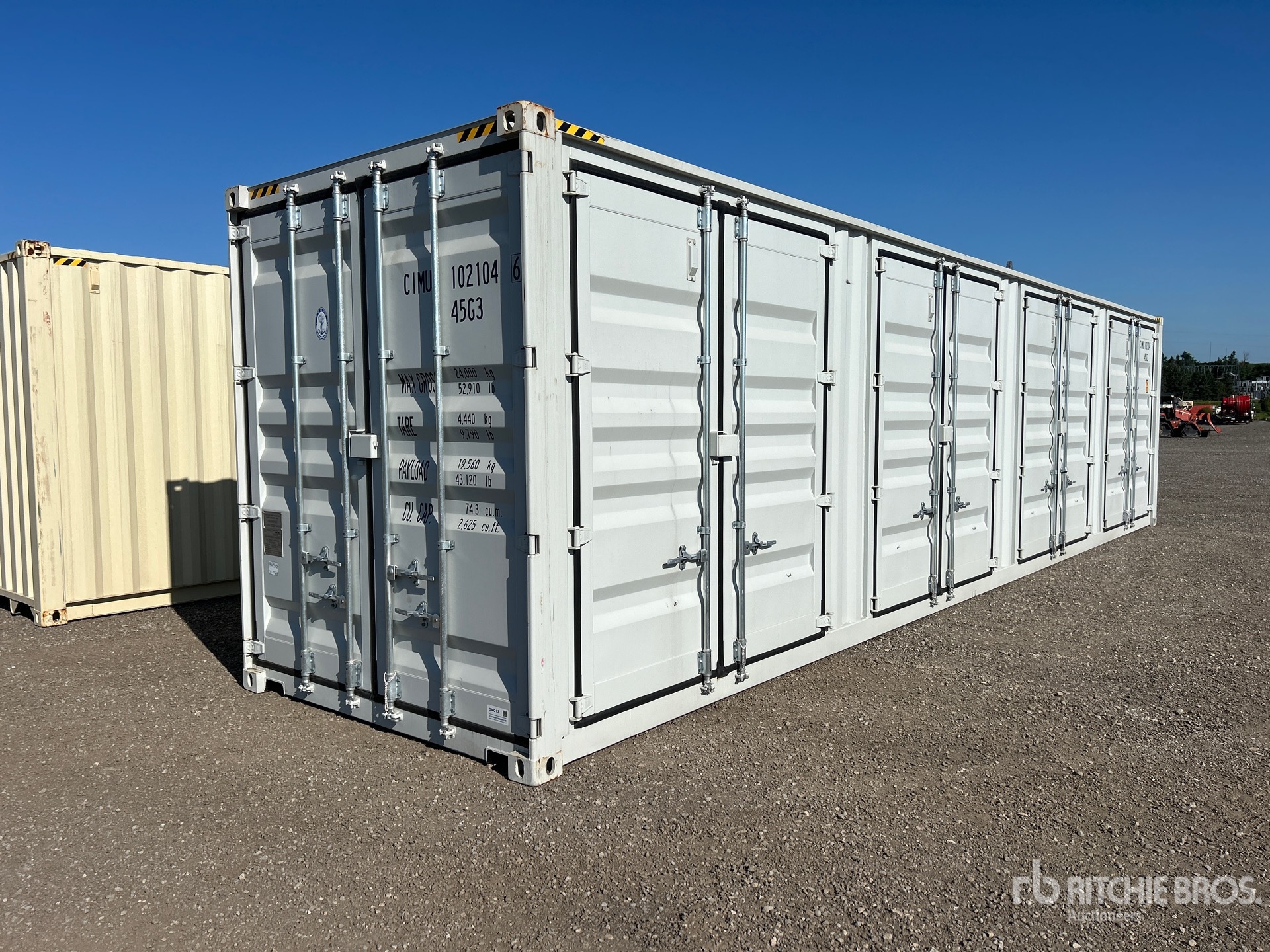 2025 40 ft High Cube Multi-Door Storage Container