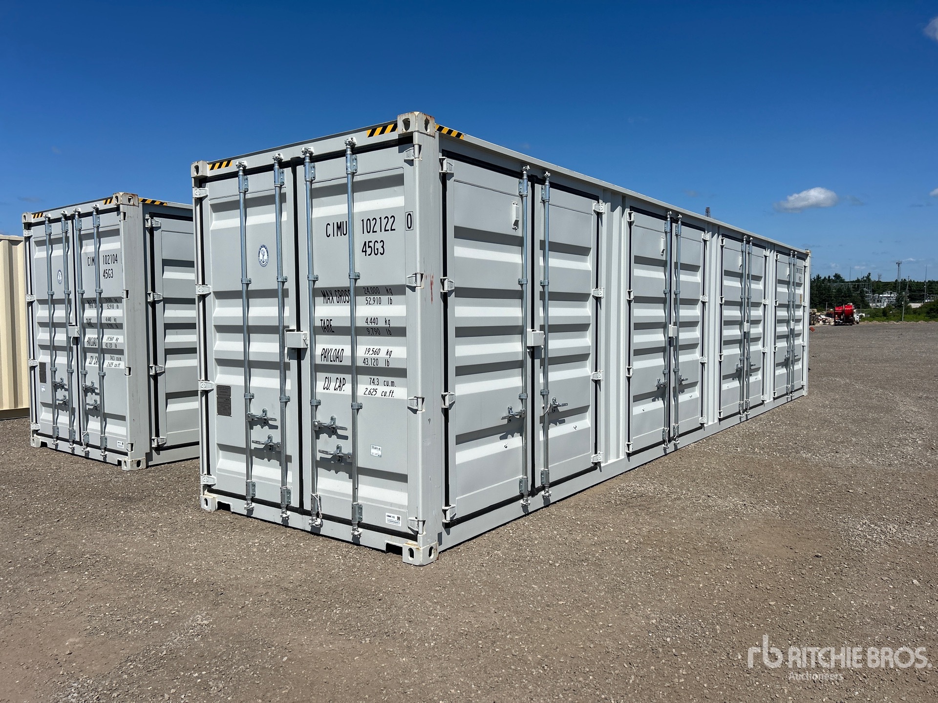 2025 40 ft High Cube Multi-Door Storage Container