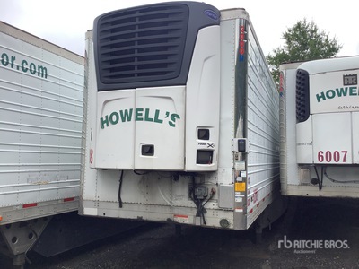 2017 Utility 53 ft x 102 in T/A Curtain Side Refrigerated Trailer
