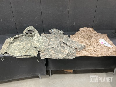 (2) Cold Weather Parkas, (24) Wet Weather Jackets & Assorted Items