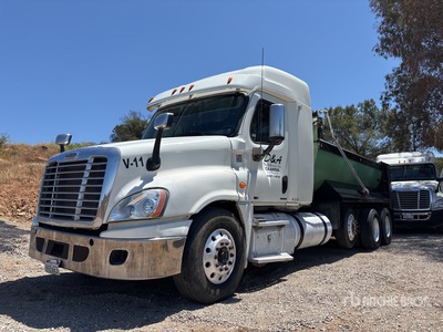 2011 Freightliner Cascadia 125 8x4 Sleeper Tri/A Dump Truck