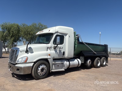 2011 Freightliner Cascadia 125 8x4 Sleeper Tri/A Dump Truck