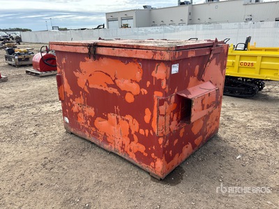 6 ft x 4 ft 6 in Steel Garbage Bin