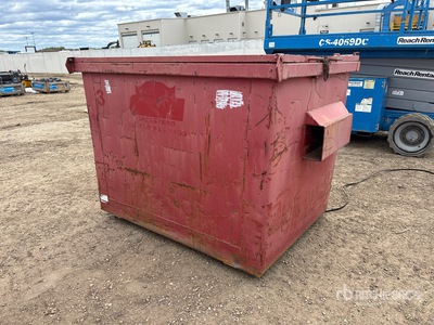 EMW 6 ft x 4 ft 3 in Steel Garbage Bin