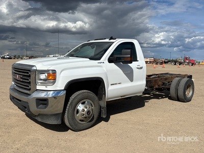 2016 GMC 3500HD 4x4 Autocarro cabina e telaio