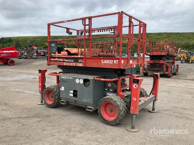 2017 Skyjack SJ6832RT 4x4 Diesel Scissor Lift