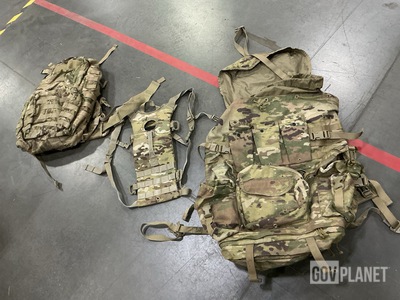 (89) Hydration Carriers, (16) Rucksacks, (3) Field Packs & (2) Waist Packs