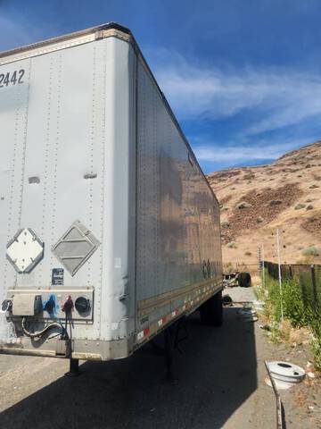 2014 Stoughton DVW-285S-C-WDG 28 ft S/A Van Trailer