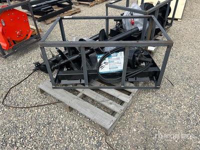 2026 Mower King SSECAG-Y Skid Steer Auger (Unused)