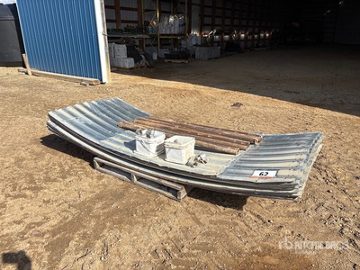 Quantity of (2) +/- 4500 bu Temporary Grain Bin