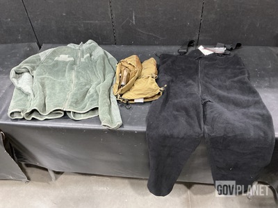 (1) Pair of Cold Weather Mittens, (41) Cold Weather Jackets & Assorted Items