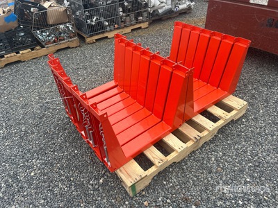Quantity of (15) Uline H10485 Stacking U-Racks (Unused)