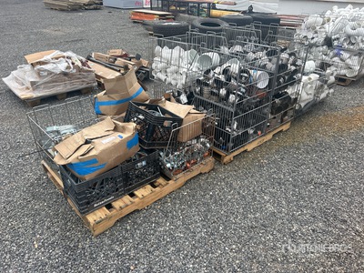 Quantity of (3) Pallets of Plumbing Supplies (Unused)
