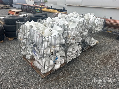 Quantity of (2) Pallets of PVC Fittings (Unused)