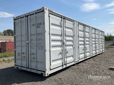 2025 40 ft High Cube Multi-Door Container per stoccaggio