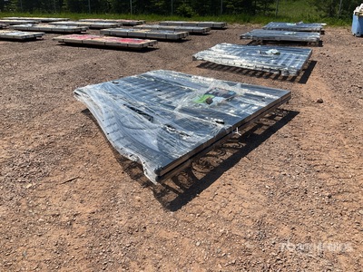 Greatbear 14 ft x 7 ft 4 in Wrought Iron Bi-Parting Cancello (Unused)