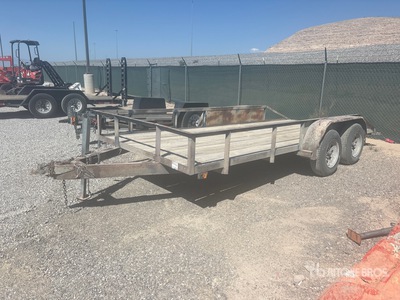 1991 ASVE 16 ft T/A Utility Trailer