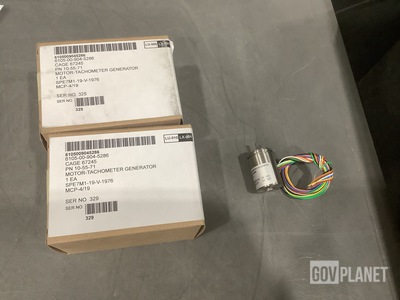 (3) ARC Systems 10-55-71 Motor-Tachometer Generators