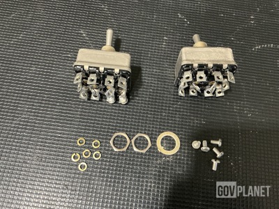 (2) MS25308-232 Toggle Switches