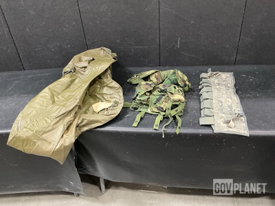 (4) Tactical Load Bearing Vests, (21) Tactical Assault Panels & Assorted Items
