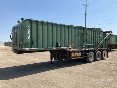 2011 Wabo 30 ft Tri/A Open Top Remolque de Residuos