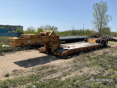 1973 60000 lb T/A Double Drop Removable Gooseneck Góndola (Inoperable)