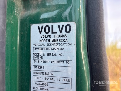 2009 Volvo VNL 6x4 T/A Day Cab Truck Tractor
