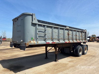 1989 Arnes 24 ft T/A End Dump Trailer