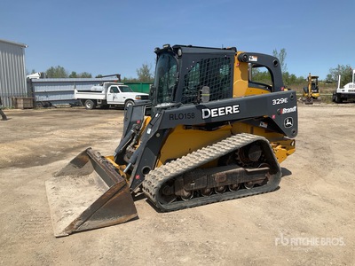 2015 John Deere 329E Two-Speed High Flow Kompaktowa ładowarka gąsienicowa
