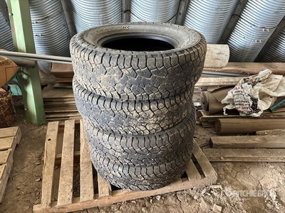 Quantity of (4) 265/70R17 Tires
