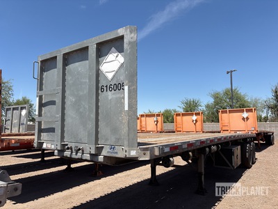 2016 Hyundai Trailer 36 ft T/A Flatbed Trailer