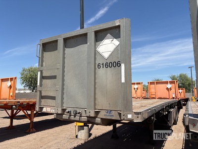 2016 Hyundai Trailer 36 ft T/A Flatbed Trailer